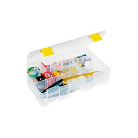 Plano Plano ProLatch StowAway 49 Adjustable Compartment Box, 11L x 714W x 234H, Clear, PK2 2363001